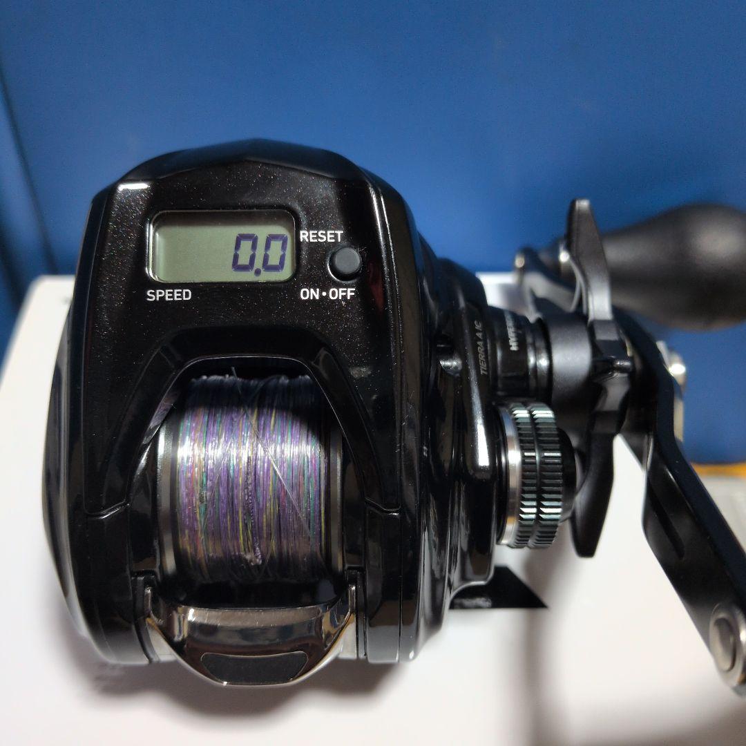 美品！回転良好！ダイワ　21ティエラA IC 150H-DH　TPE製ノブ