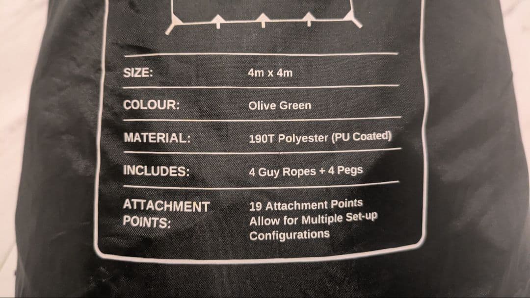 DD Tarp 4x4 オリーブグリーン
