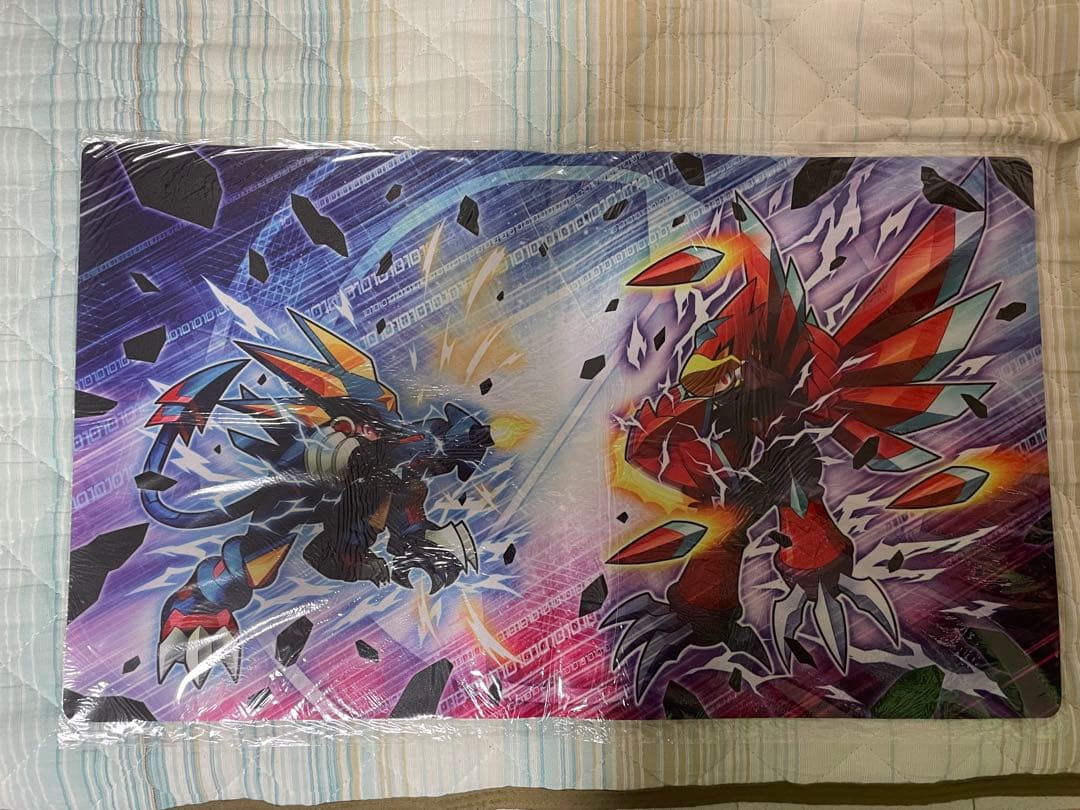 ロックマンエグゼ6 獣化ロックマン ファルガー/グレイガ プレイマット