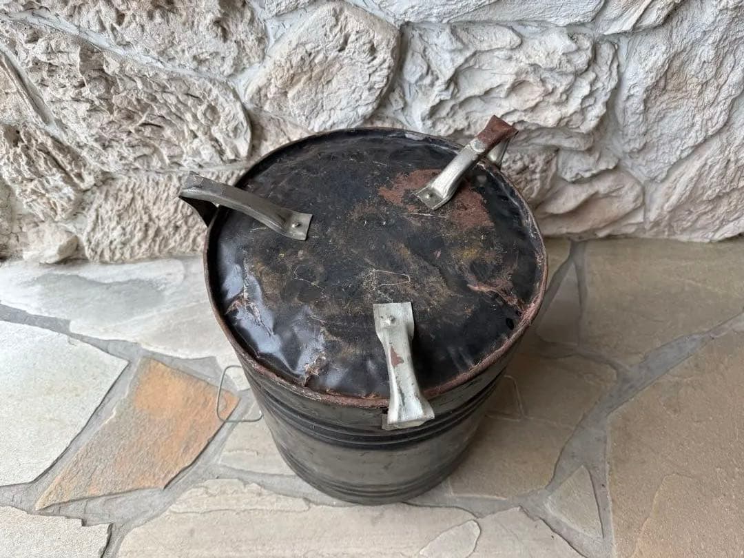 値下げ⭐︎ビンテージ　ペール缶　インダストリアル