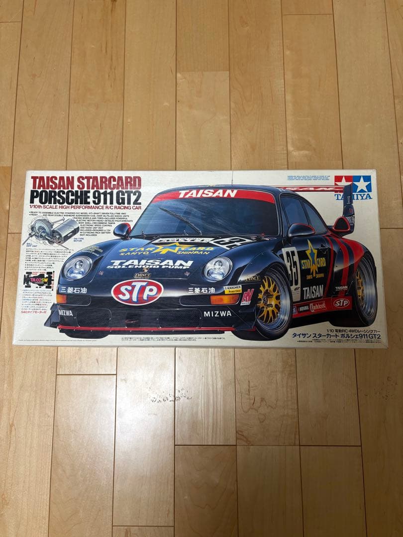 タミヤ1/10ラジコンキット　タイサンスターカードポルシェ911 GT2