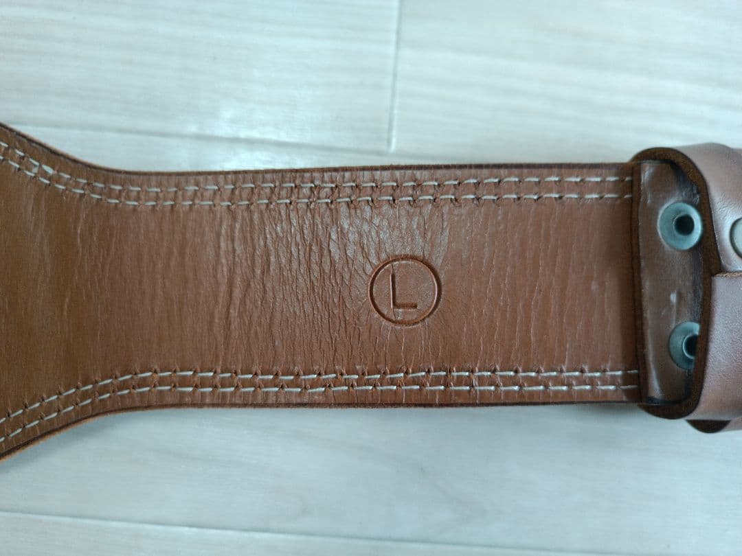 ゴールドジム（GOLD’S GYM）　プロレザーベルト　Lサイズ