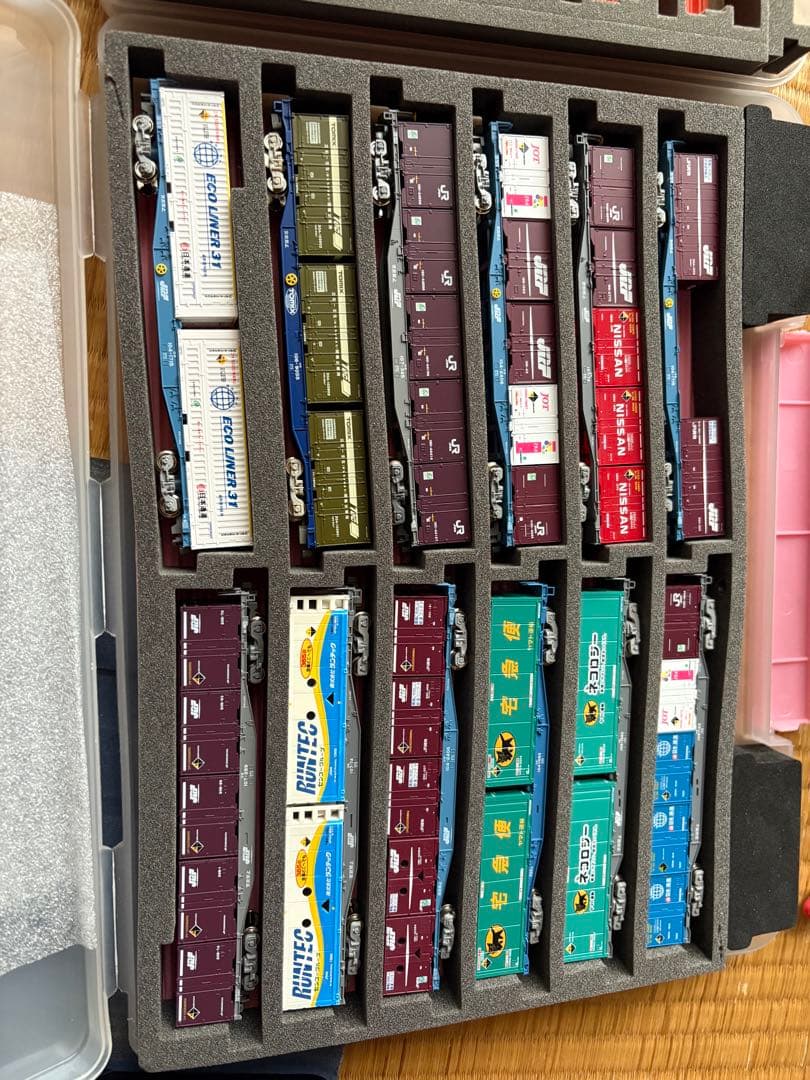 Nゲージ鉄道模型セット コキ17両セット