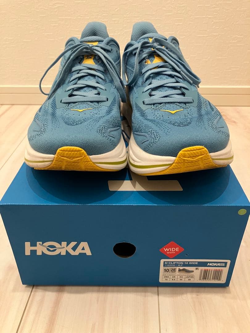 HOKA CLIFTON 10/ ホカ　クリフトン10 28.0 ワイド　ブルー