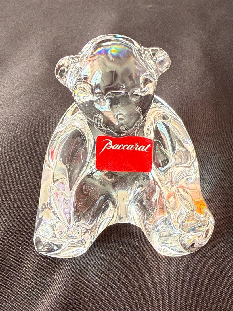 Baccarat バカラ 熊　クマ　オブジェ 置物　クリスタル