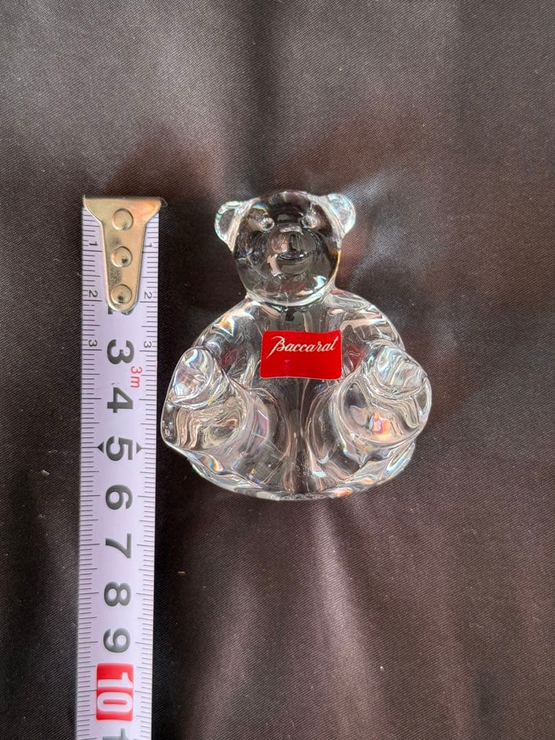 Baccarat バカラ 熊　クマ　オブジェ 置物　クリスタル
