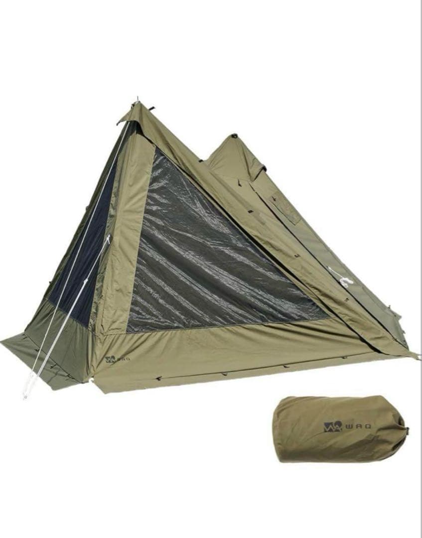 WAQ Alpha TC専用フロントウォール オリーブグリーン 収納袋付き