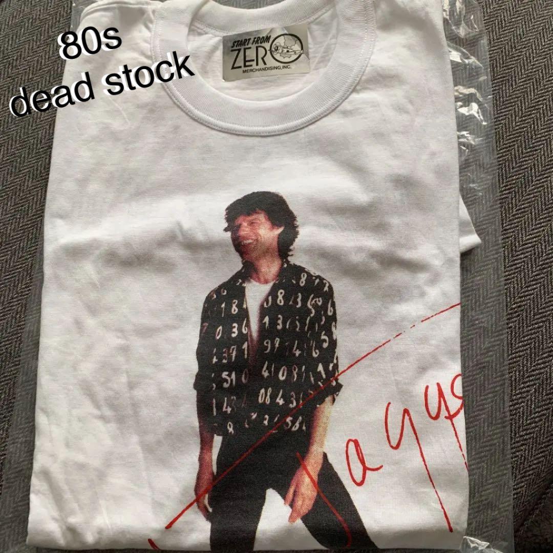 【デッドストック】ミック・ジャガー ツアーTシャツ 80s