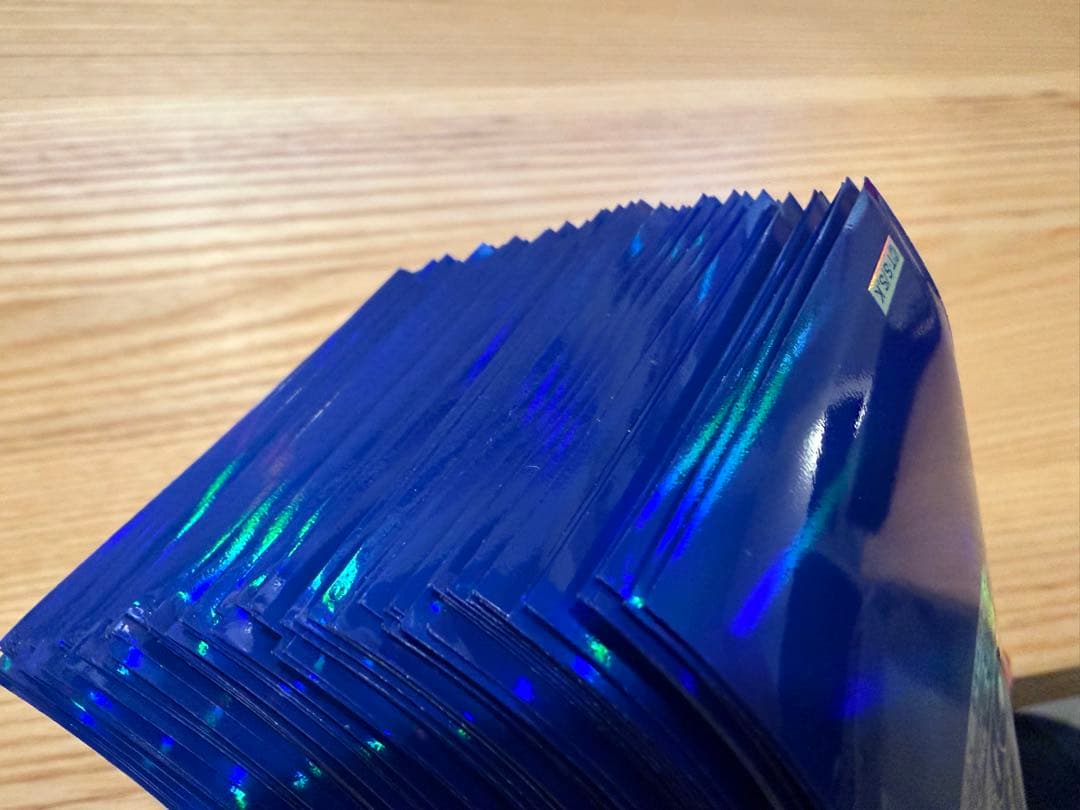 遊戯王　初期　スリーブ　公式　5d's ブルー　青　100枚　未使用