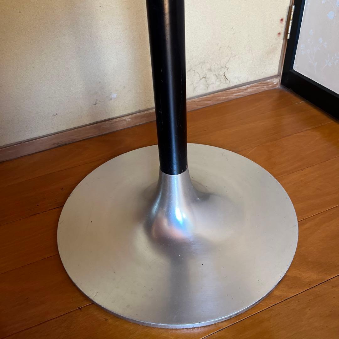 ヴィンテージ　アルミ脚　回転テーブル