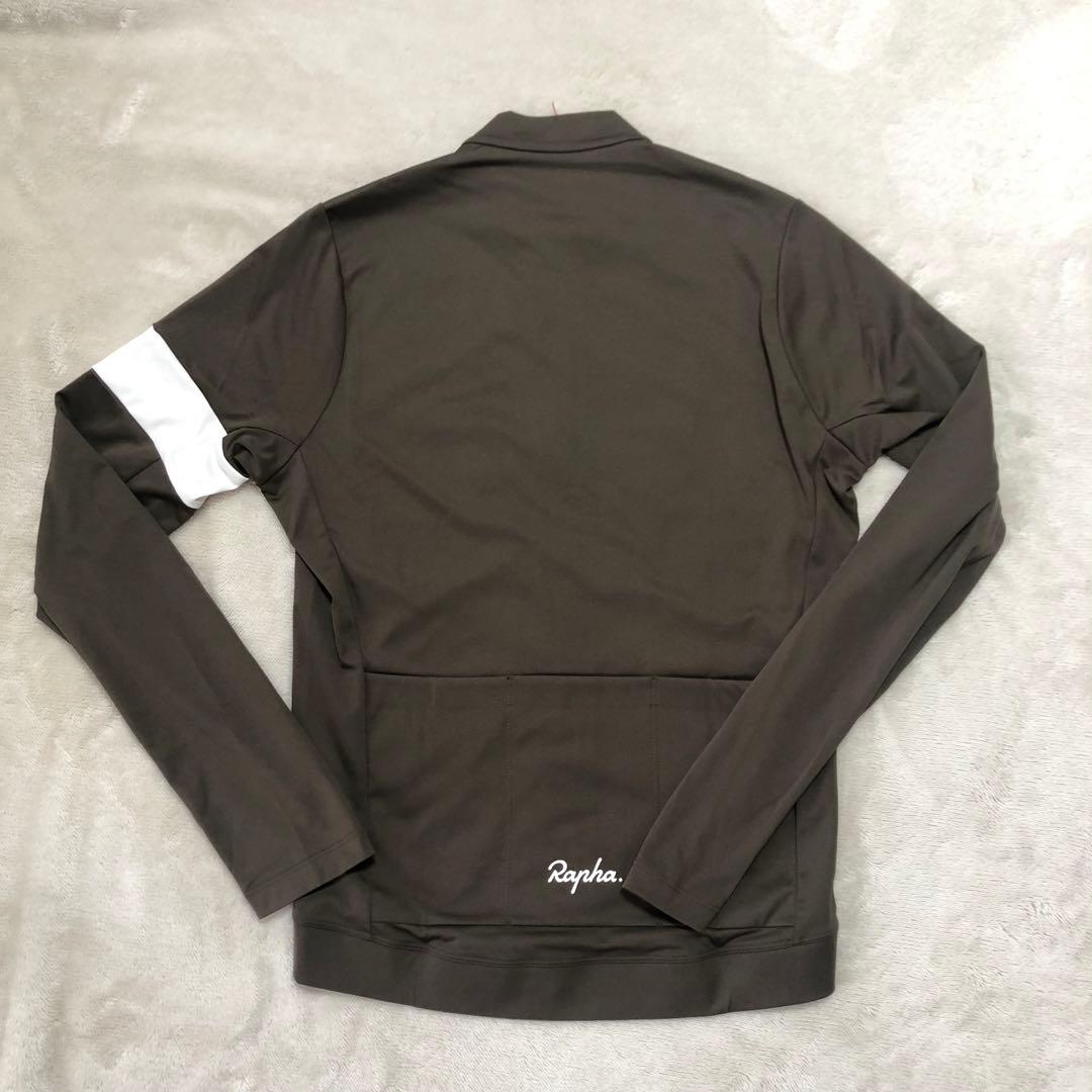 Raphaラファ メンズコアロングスリーブジャージMディープコーヒー 新品未使用