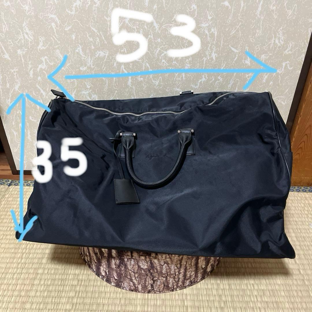 アニエスベー ボストンバッグ ナイロン ブラック 大容量 旅行バッグ バッグ