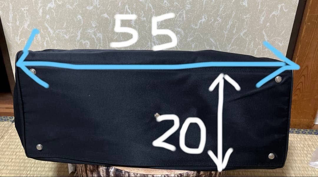 アニエスベー ボストンバッグ ナイロン ブラック 大容量 旅行バッグ バッグ