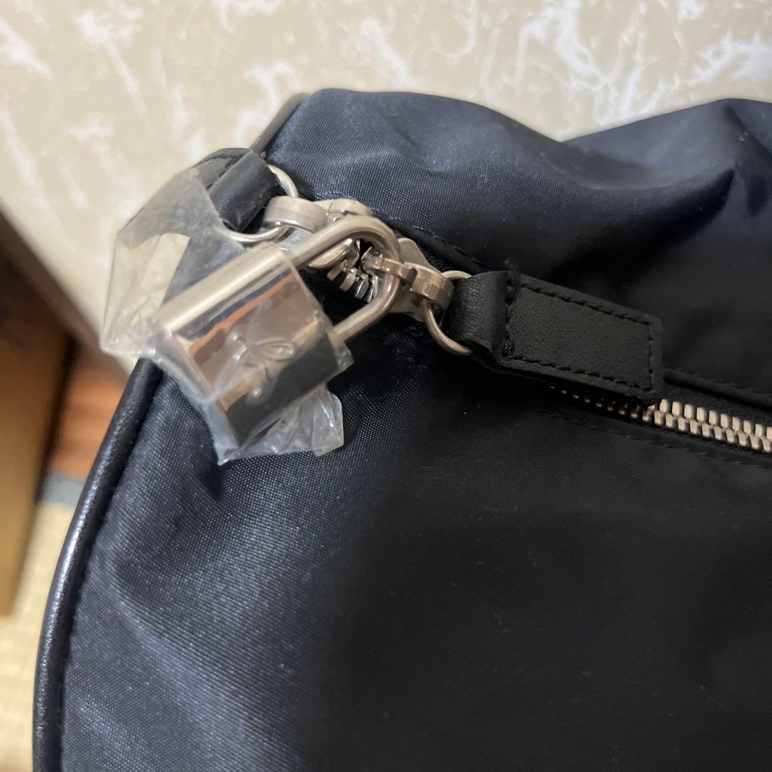 アニエスベー ボストンバッグ ナイロン ブラック 大容量 旅行バッグ バッグ