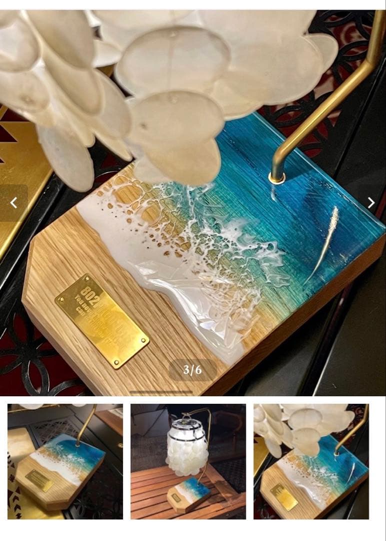 白波レジンランタンスタンド オーク 802PRODUCTS ランタンスタンド