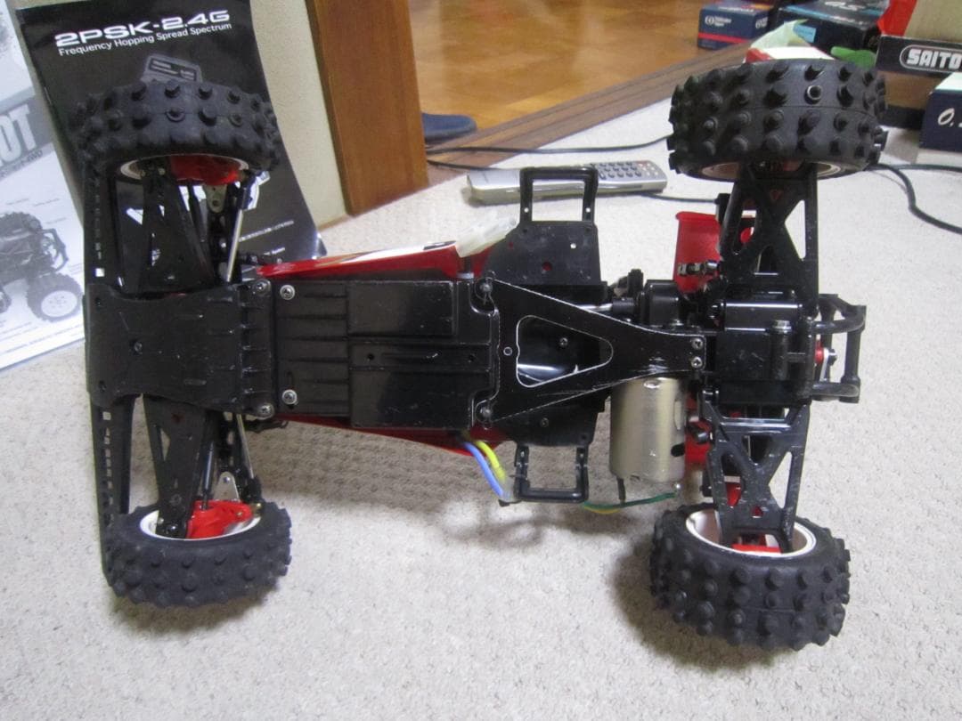 かっちゃん　1/10 完全動作品 ホットショット 2.4GHz 動作保証