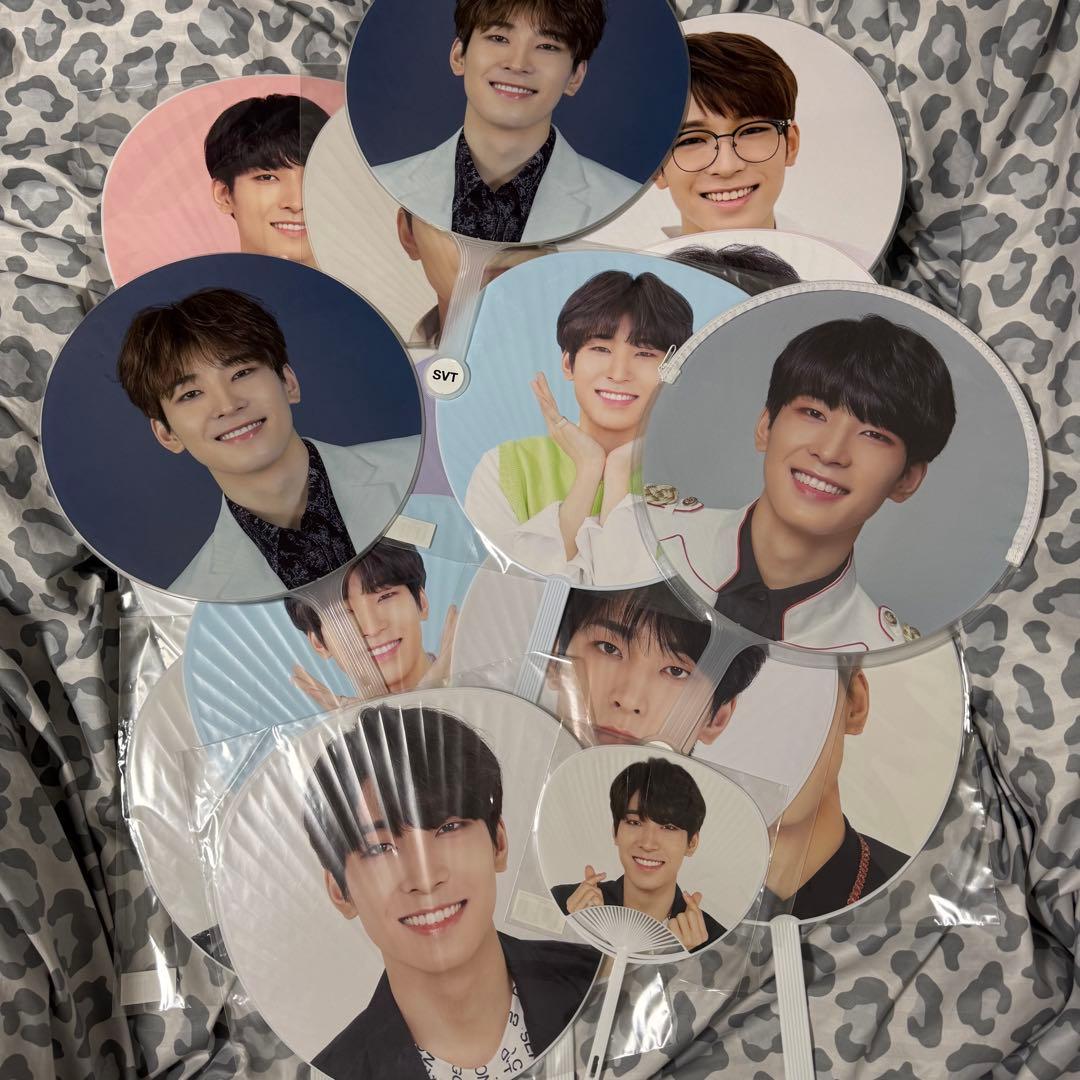 SEVENTEEN セブチ ウォヌ 団扇 うちわ 18本まとめ売り