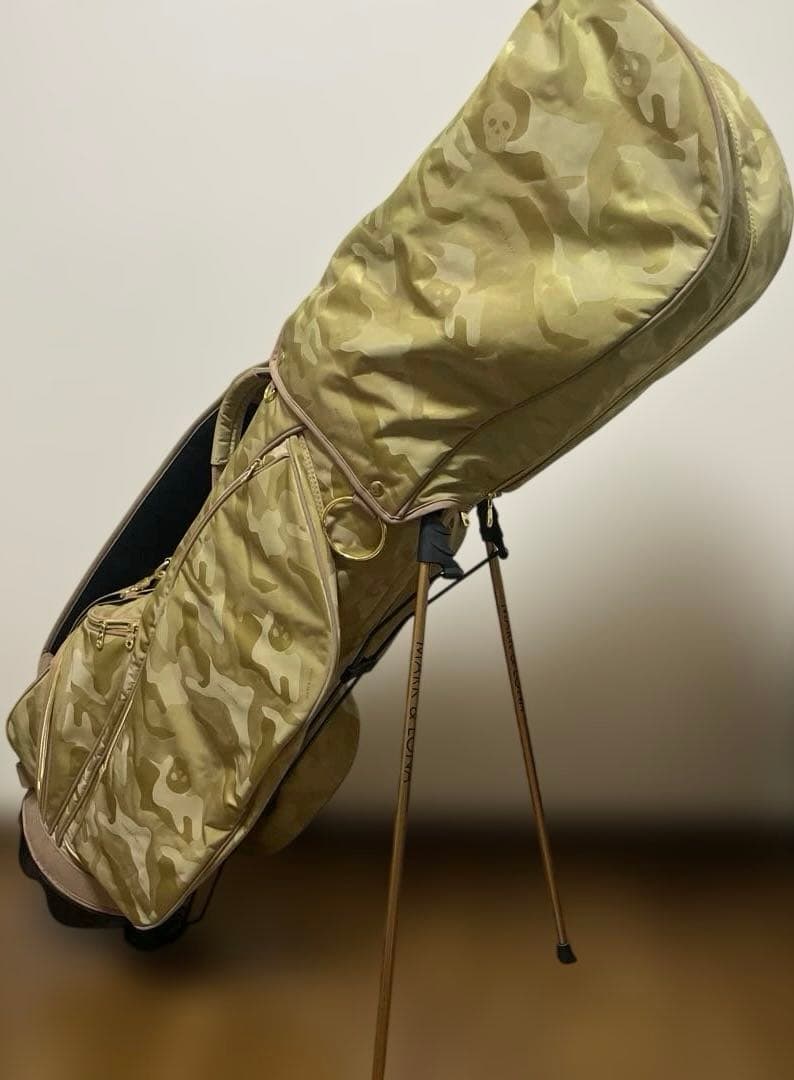 美品　3点式　MARK&LONA マークアンドロナ　カモフラ　キャディバッグ