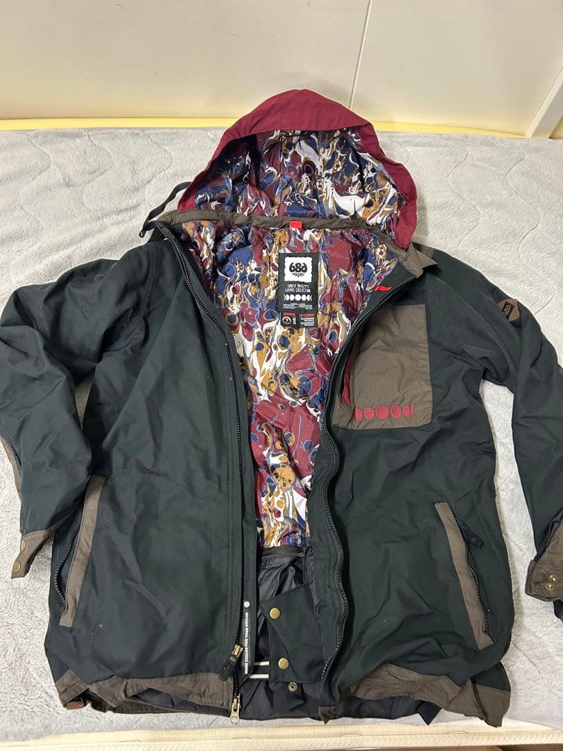 SALOMON スノーボード グラフィックデザイン バインディング付き