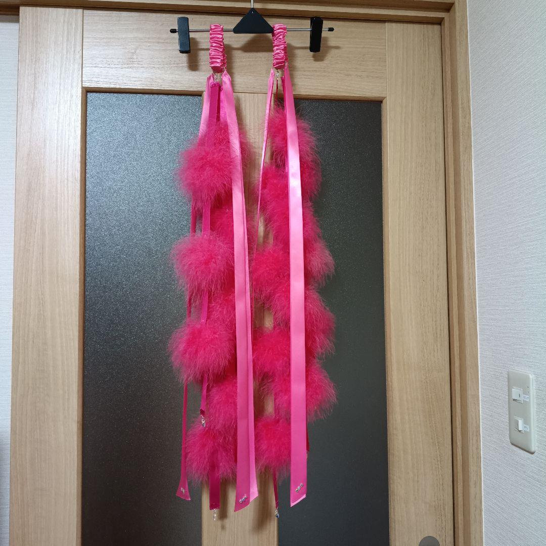 可愛いチェリーピンクの羽バングル&フロート