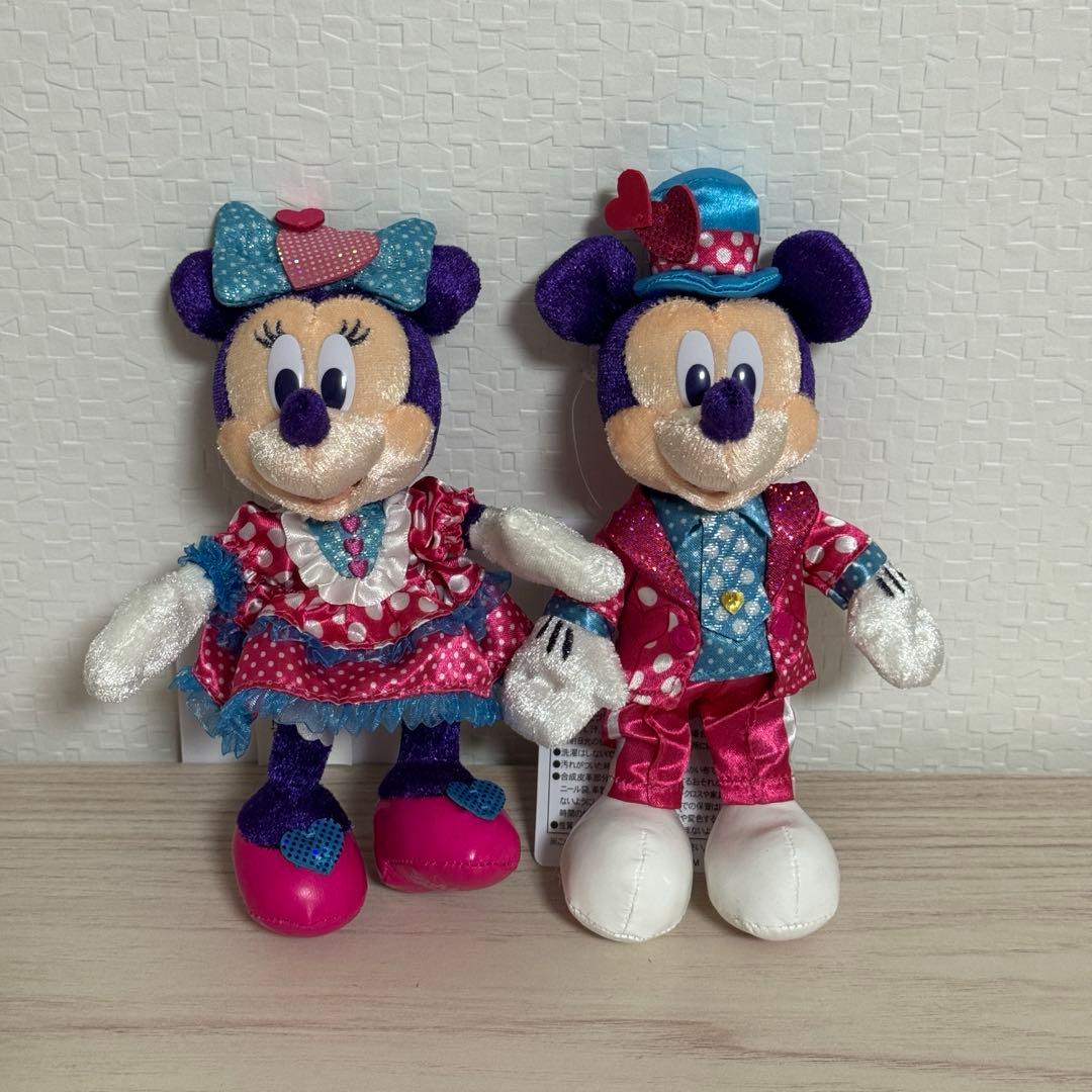 タグ付き新品未使用 パルパルーザ 2026 ミッキー ミニー ぬいぐるみバッジ