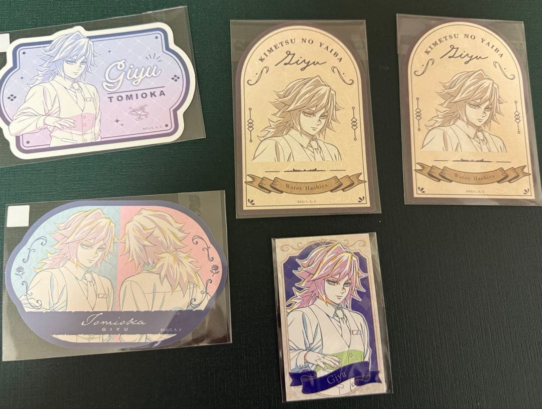 ぽ*た様 冨岡義勇 モクテルバー ロト 15点セット グリッター缶バッジ含 第1