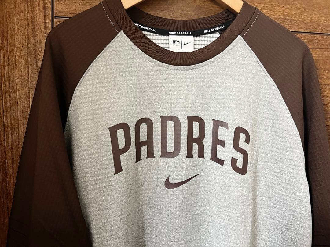 日本未発売 サンディエゴパドレス 選手支給品 ラグランシャツ サイズL