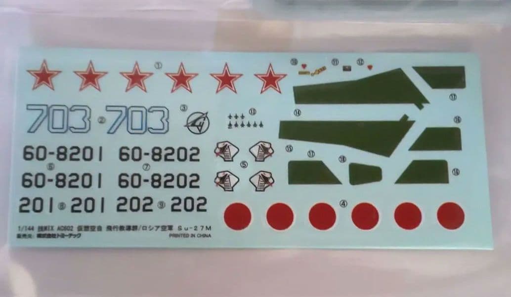 （未使用品）技MIX 1/144 Su-27M 仮想空自仕様 AC602