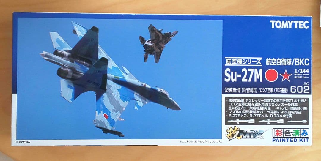 （未使用品）技MIX 1/144 Su-27M 仮想空自仕様 AC602