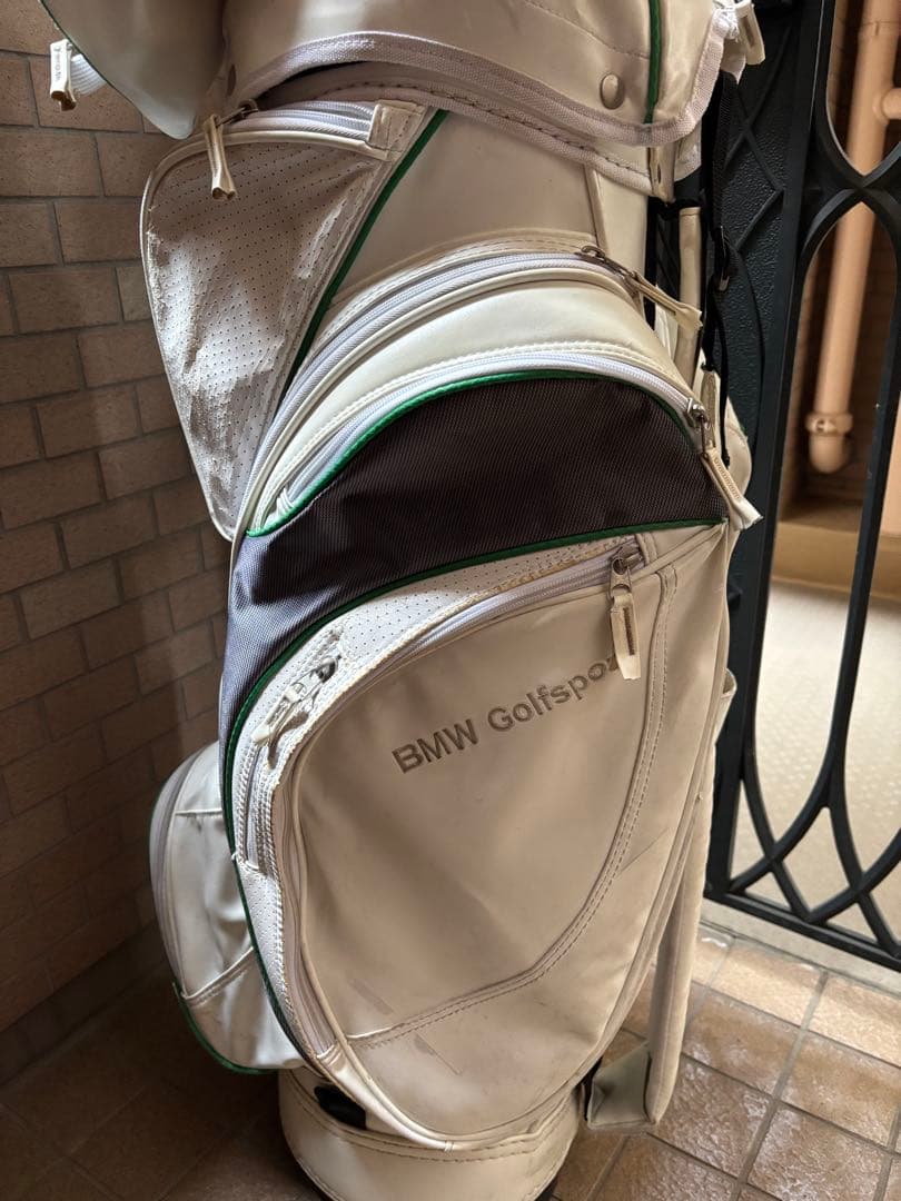  ゴルフキャディバッグ ホワイト