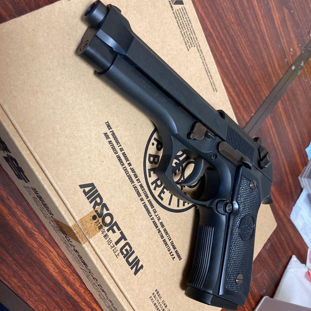 ウェスタンアームズ　[軽ジャンク品]ベレッタM92FSカーボンブラック