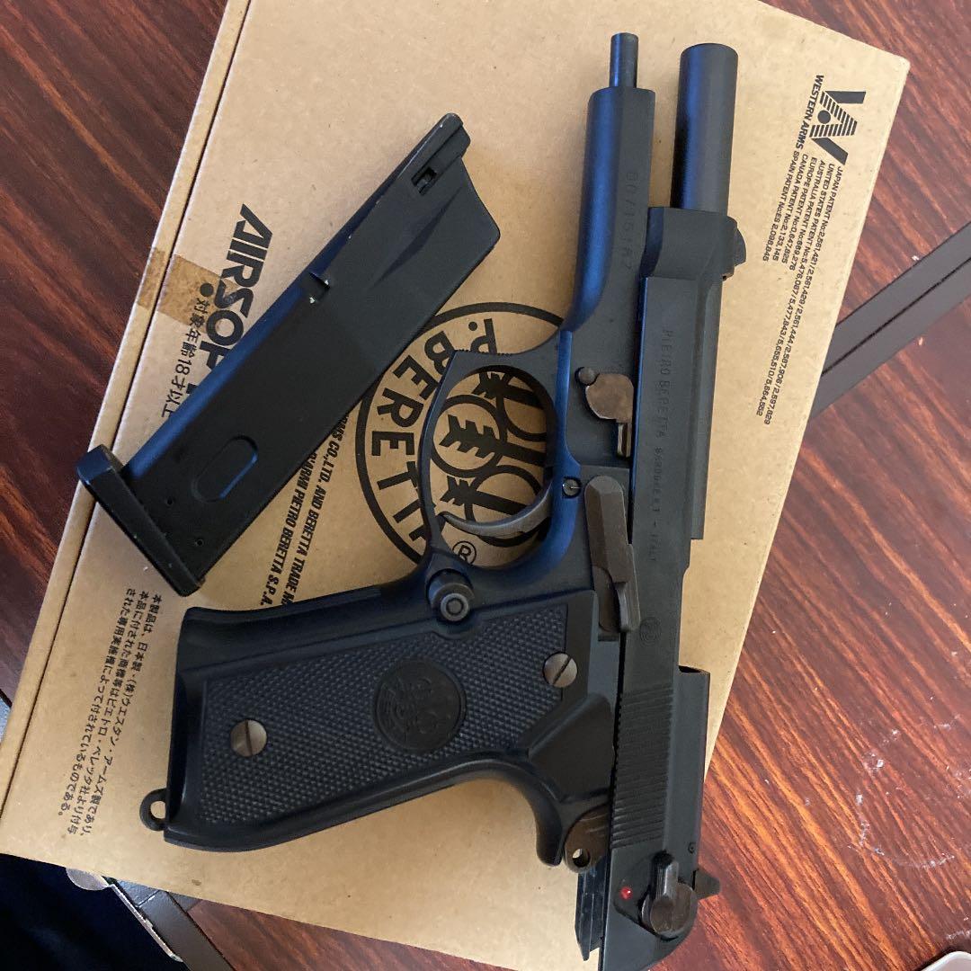 ウェスタンアームズ　[軽ジャンク品]ベレッタM92FSカーボンブラック