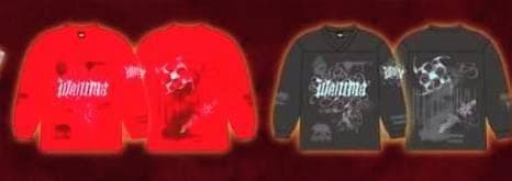 WANIMA BAMBOOM NIGHT メッシュ ロングスリーブ 赤 L～XL