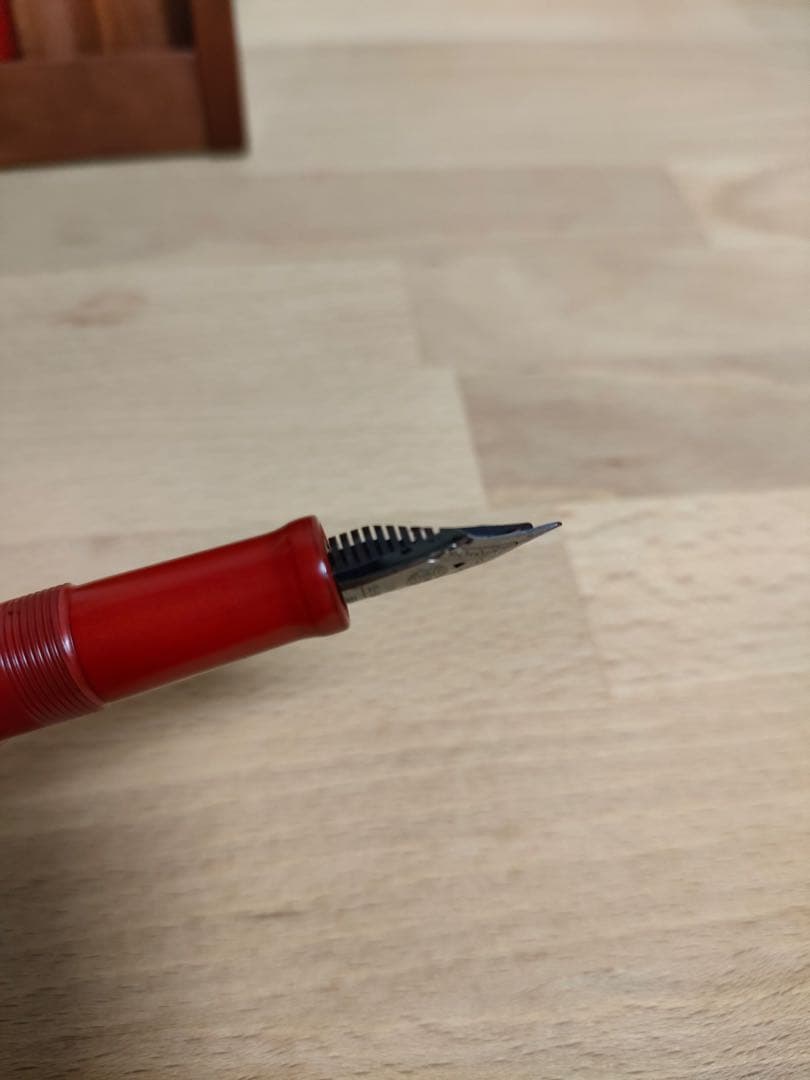 ◎4日まで限定◎中屋万年筆 朱塗り放し