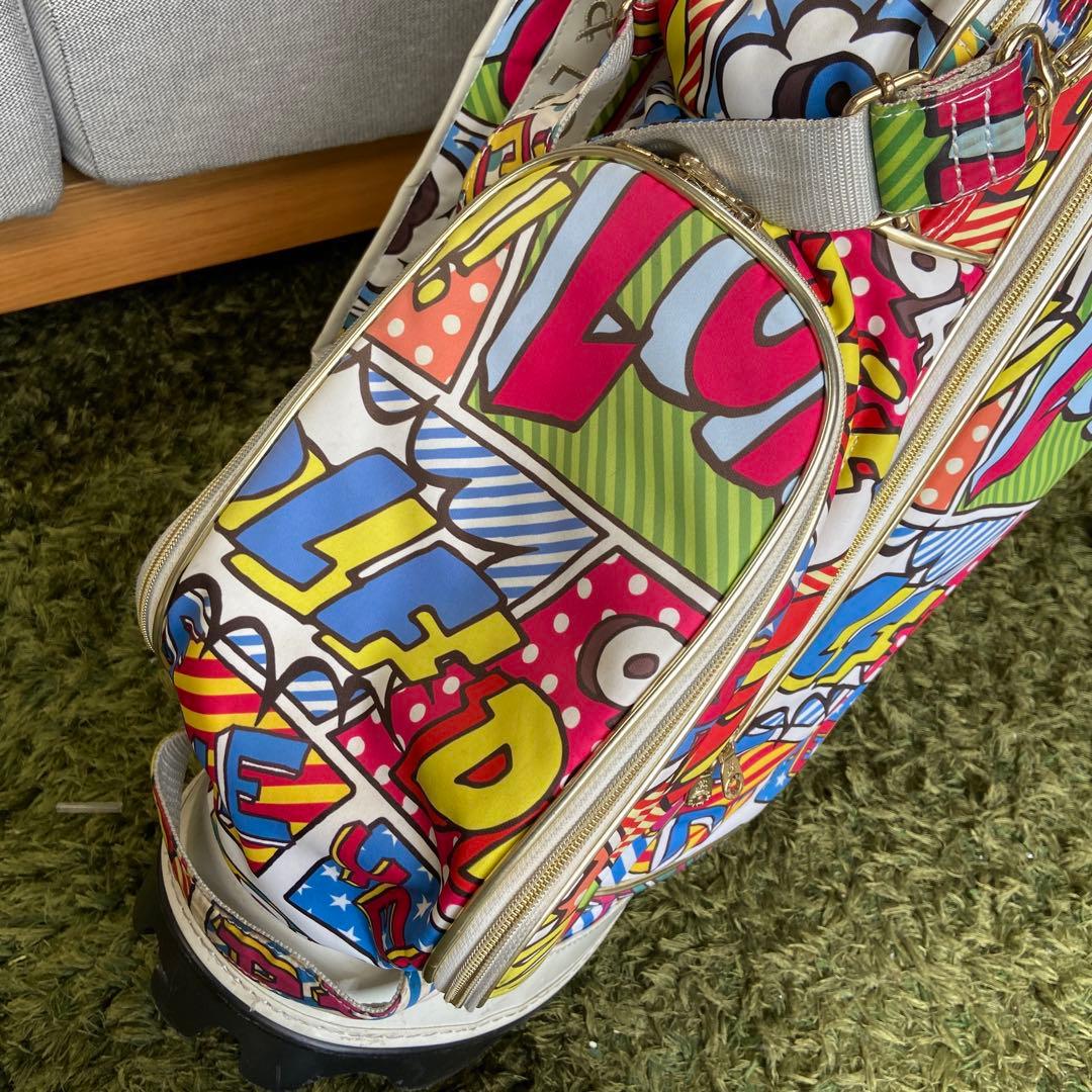 マーク＆ロナ/mark＆Lona⭐️スタンドキャディバッグ　アメコミ柄　おしゃれ