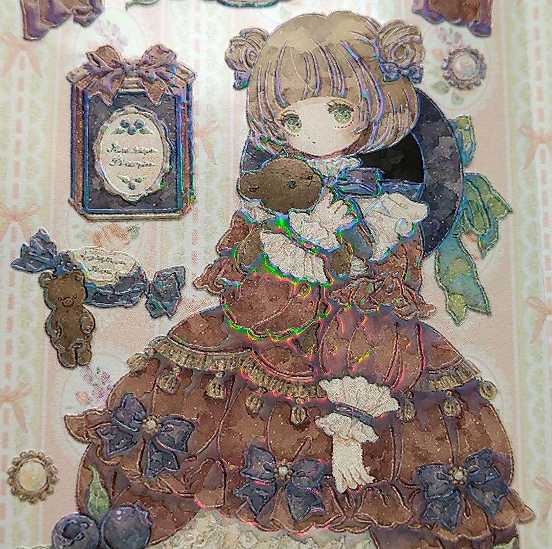 のこり１✩再販✩J192＃洋服千金(虹光)Shine切り売り海外人物マステ女の子