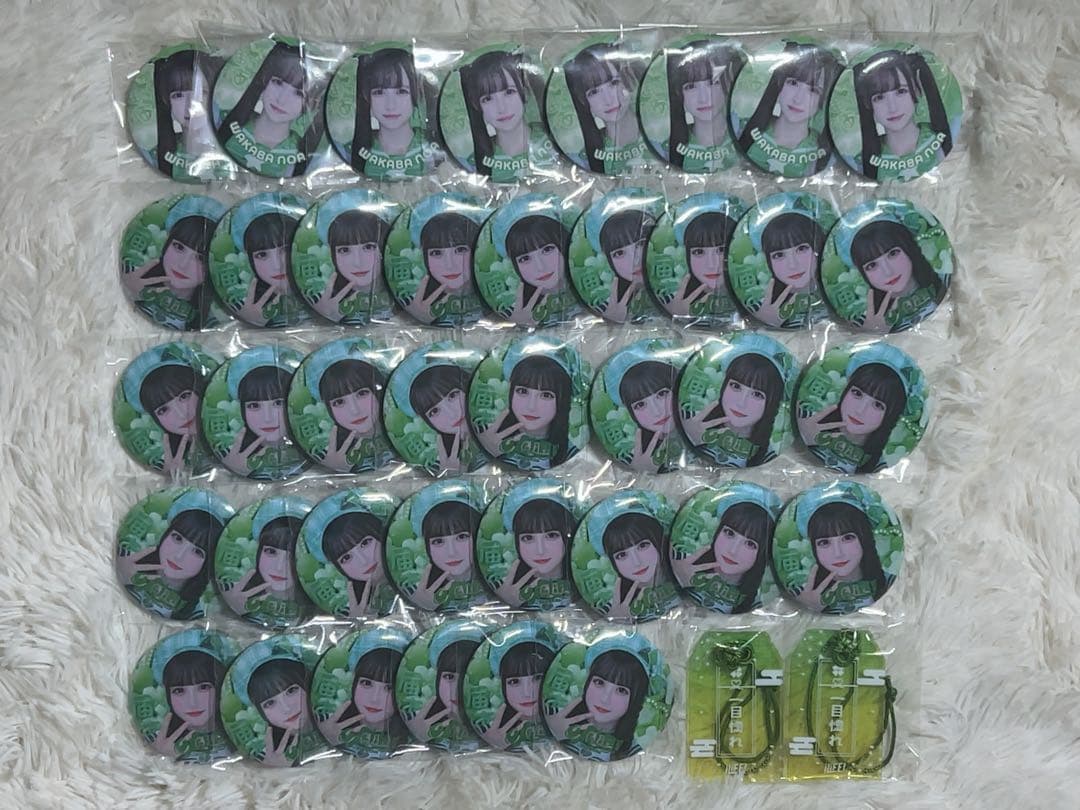 iLiFE! アイライフ 若葉のあ 缶バッジ お守りアクキー 武道館ガラポン