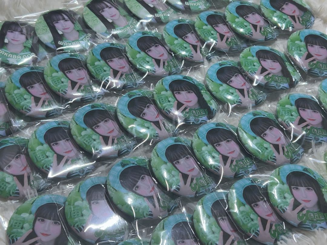 iLiFE! アイライフ 若葉のあ 缶バッジ お守りアクキー 武道館ガラポン