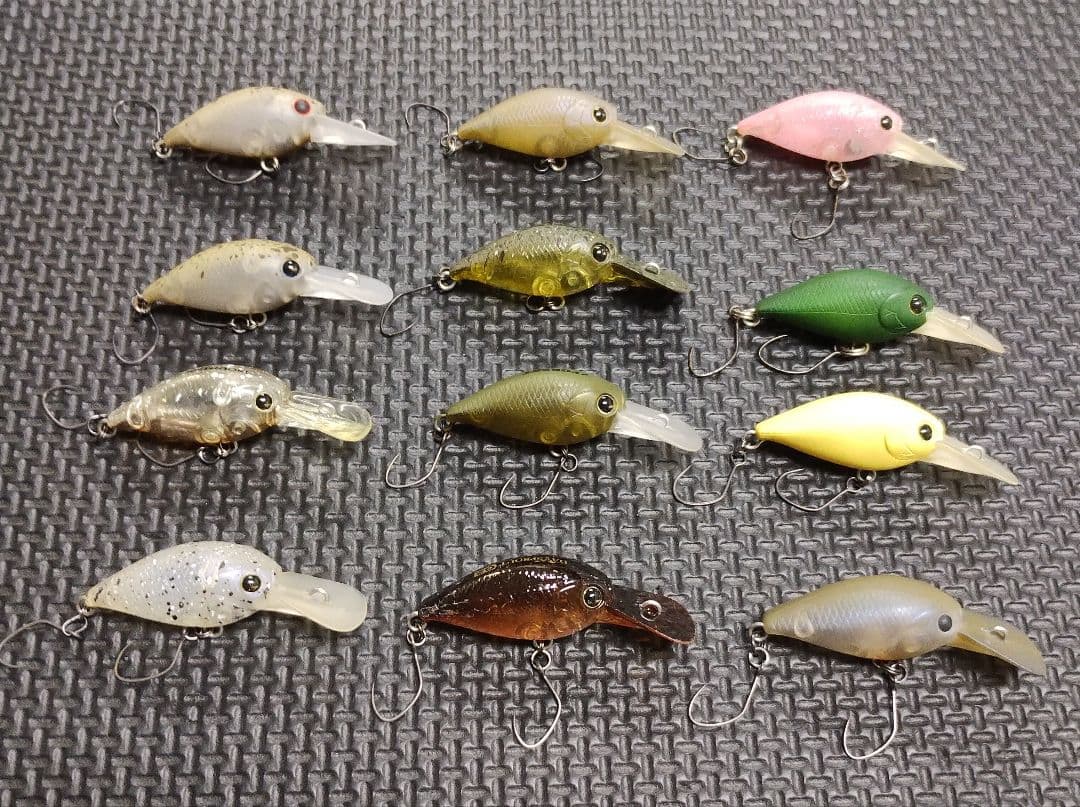 ラッキークラフト ディープクラピー１２個セット　オリカラ