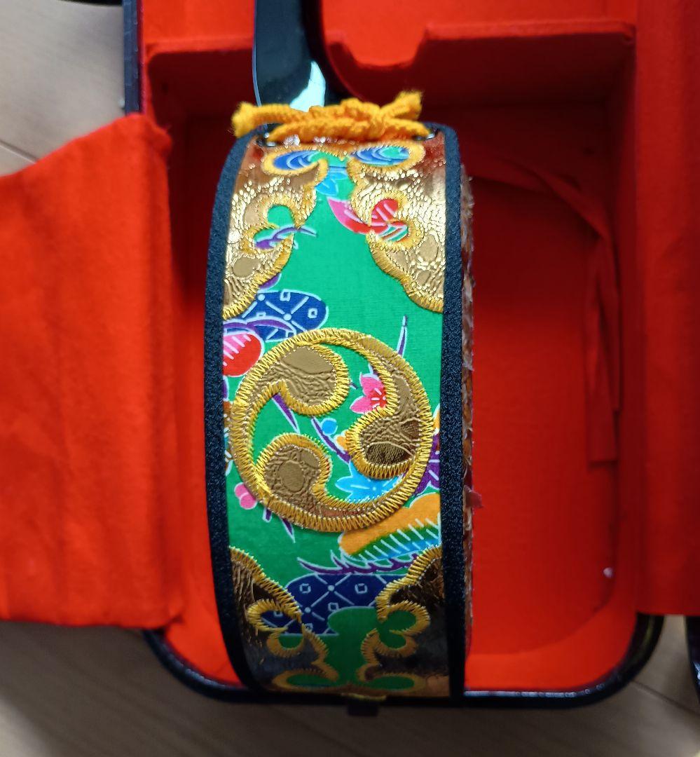 ヘビ皮 三味線本体 3弦 ケース付き