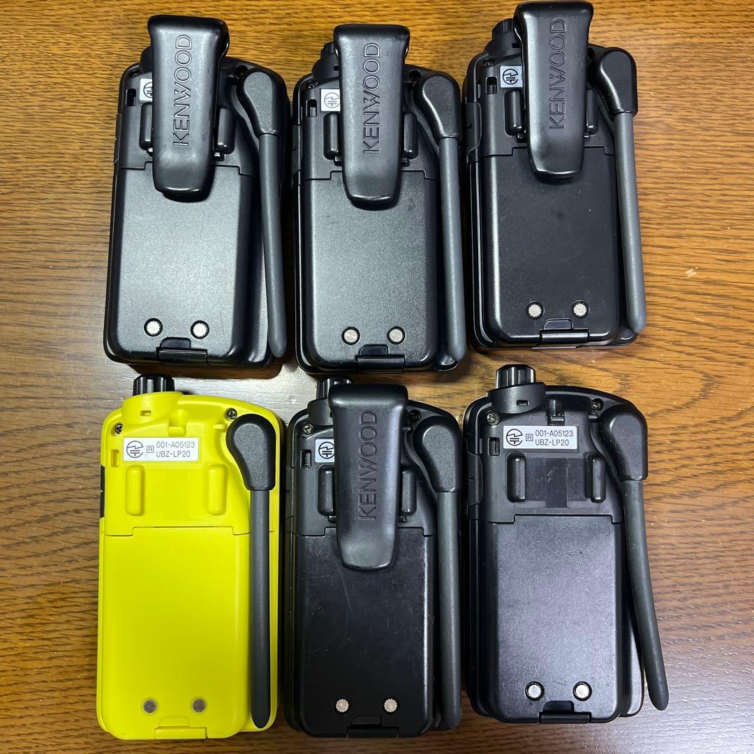 値下げ中！【バラ売り可】UBZ-LP20 トランシーバー 6台セット