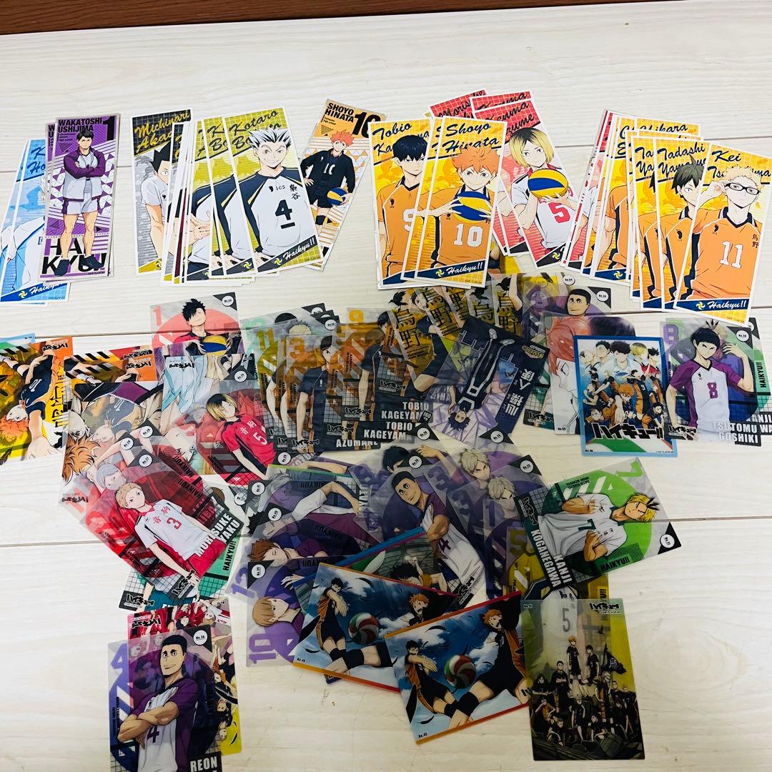 ハイキュー　日向 影山 山口 月島蛍　缶バッジ　シール　カード