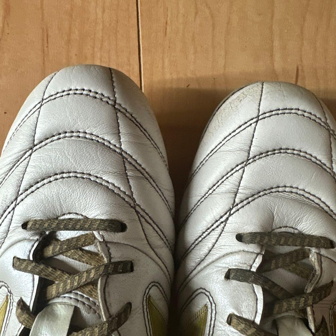 adidas Copa Icon ホワイト/ゴールド スパイク