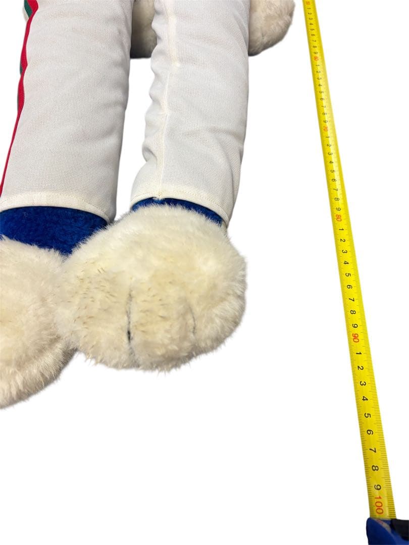 西武ライオンズ 創設レオ 1979 90㎝ぬいぐるみ 松沼雅之選手のサイン入り