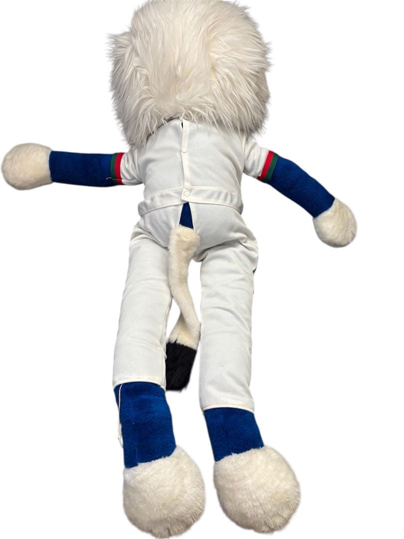 西武ライオンズ 創設レオ 1979 90㎝ぬいぐるみ 松沼雅之選手のサイン入り