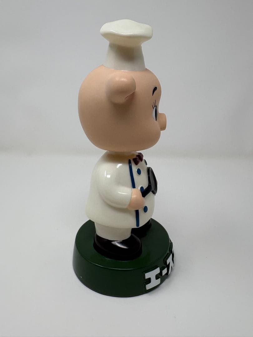 【最安値】エースコック こぶた 首振り人形 緑台座 ワンタンメン 刻印あり