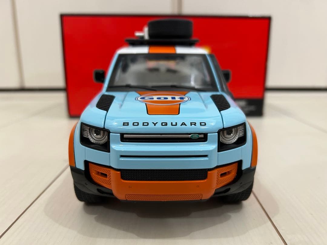 新品 希少 1/18 ランドローバー ディフェンダー Golf カスタム 仕様