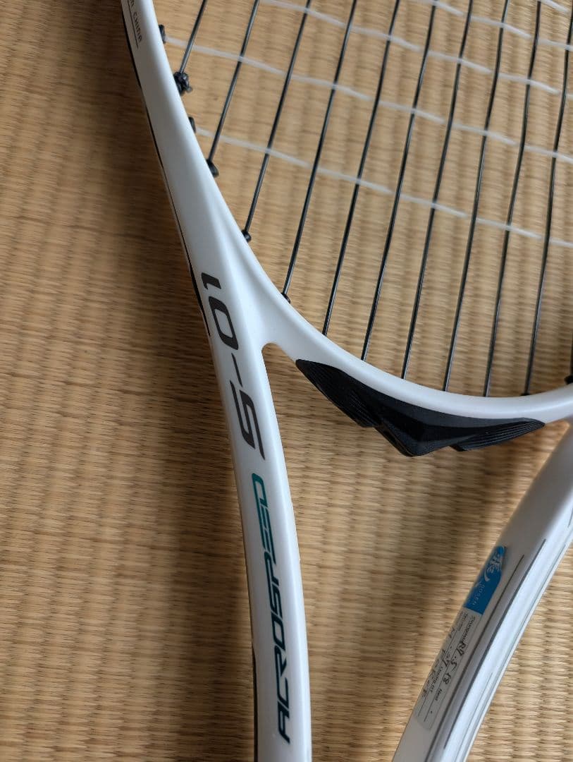 値下げ可能 アクロスピード　s01 ミズノ軟式ラケット　匿名配送