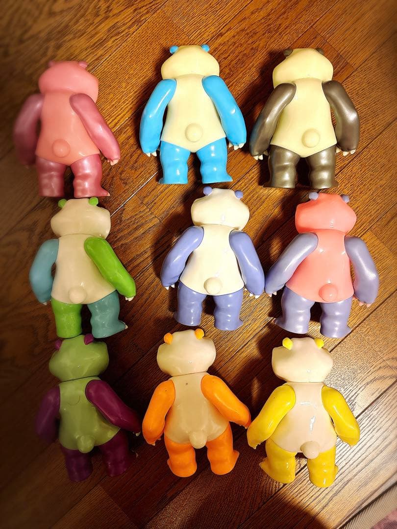 Hariken マッドパンダ MADPANDA ソフビ 9体セット