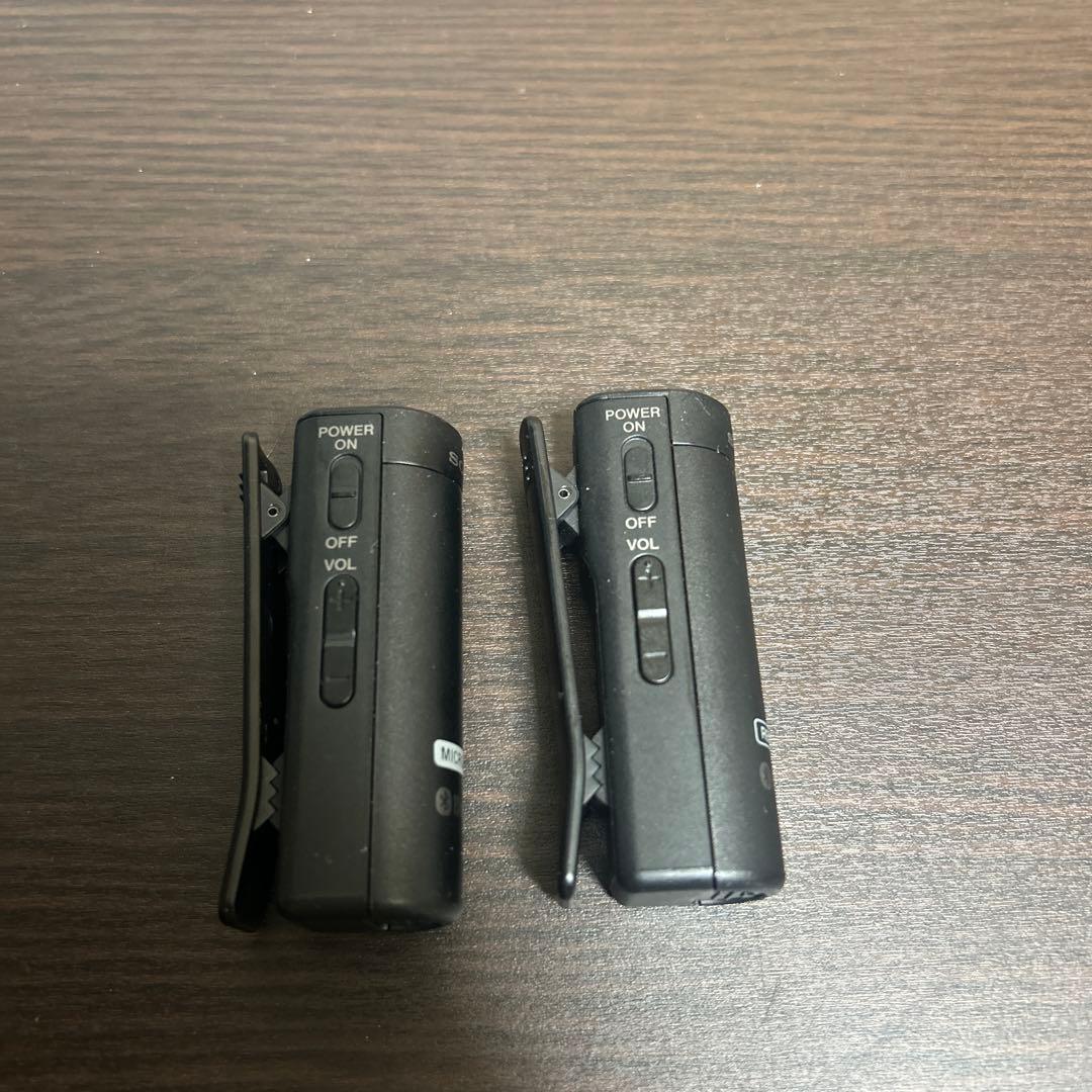 ソニー ワイヤレスマイクホン　ECM-AW4　ECM-CS3 中古